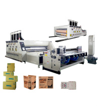 Flexo Drucker und Stanzmaschine